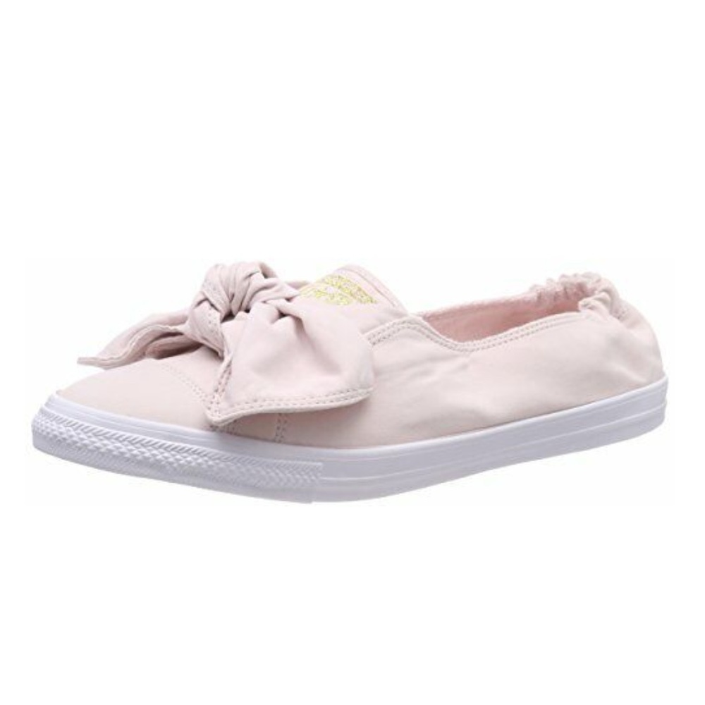 Converse Chuck Taylor All Star Pink Bow Slip-On Sneakers